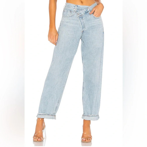 AGOLDE Criss Cross Upsized Jeans in Suburbia Size 28 - Picture 1 of 12